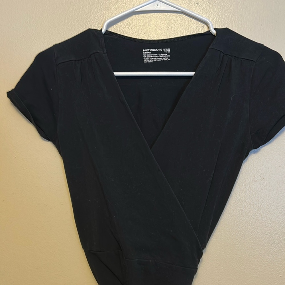 Pact Organic Wrap Dress